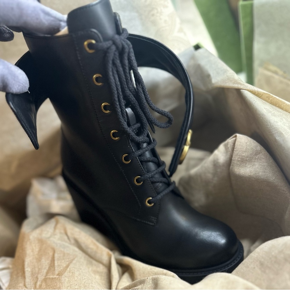 GUCCI Marmont leather boots - Picture 10 of 10
